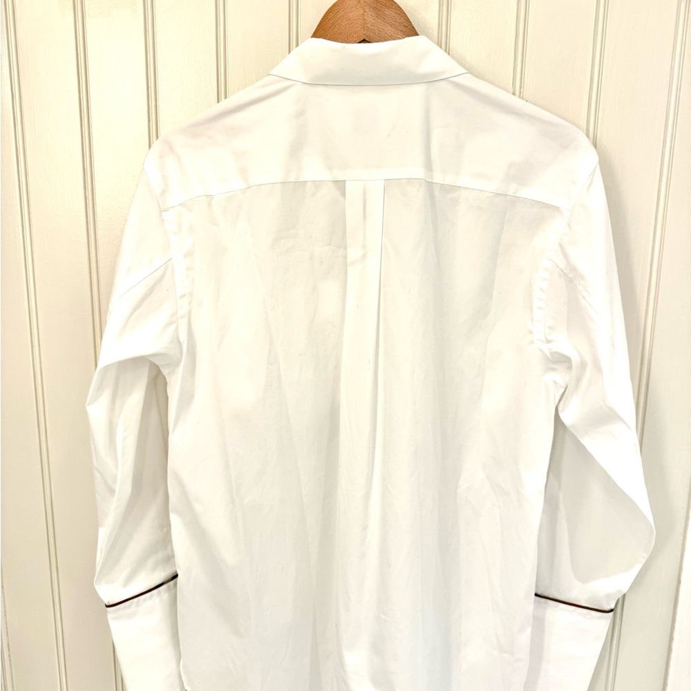 BURBERRY Optic White Cotton Shirt – NWT | Classic Luxury Staple - Picture 7 of 12